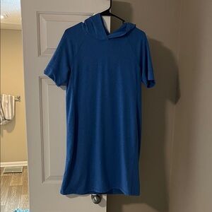 Isaac Mizrahi Blue Midi Dress size small